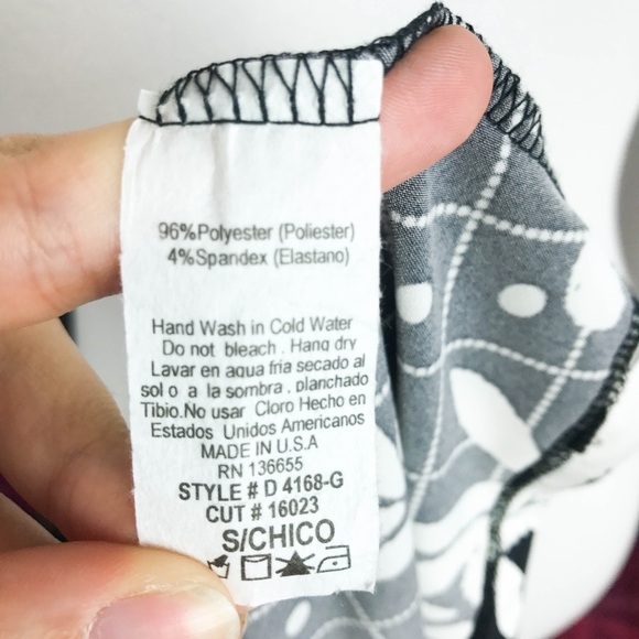 TUA Size Small Faux Wrap 3/4 Sleeve V-neck Dress - Picture 8 of 8